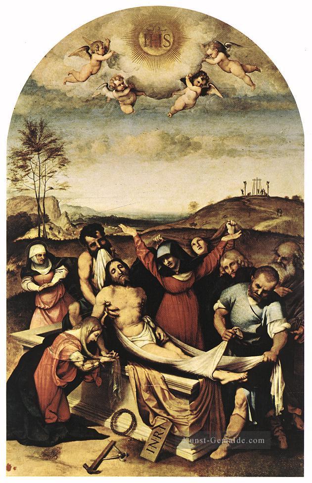 Deposition 1512 Renaissance Lorenzo Lotto Ölgemälde